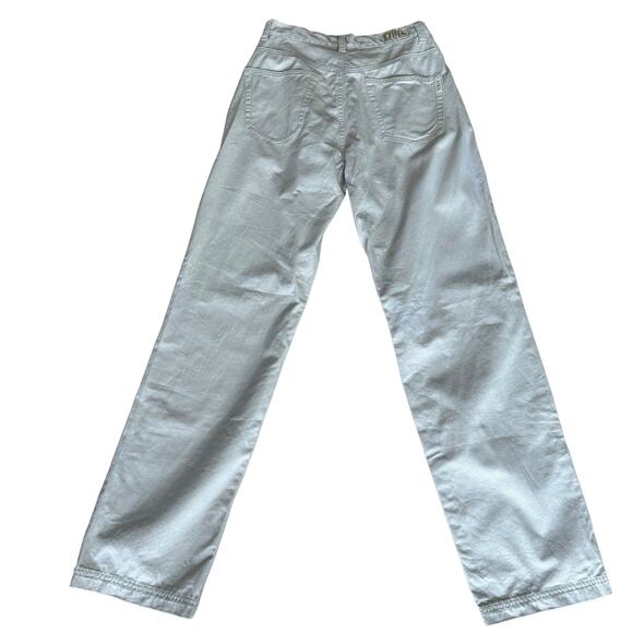 Ethyl Premium Khaki Straight Jeans SIZE 7 Classic Rigid Vanillagirl Monochrome - Picture 4 of 7